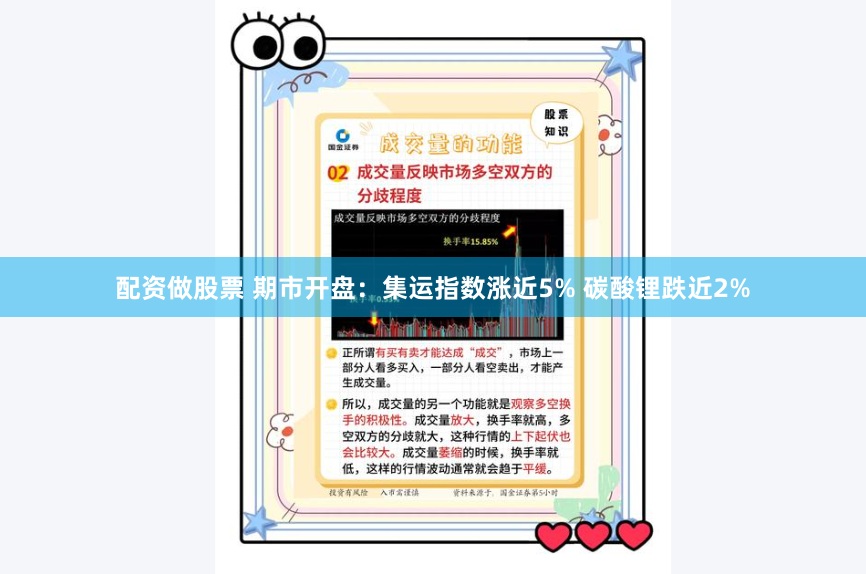 配资做股票 期市开盘：集运指数涨近5% 碳酸锂跌近2%